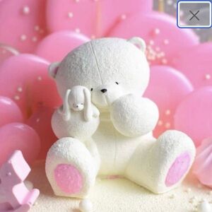 3D bear silicone mold